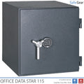 Office Data Star 115 Ohňovzdorný Dátový Trezor – (228 pások LTO) – Skúšobná Trieda odolnosti proti vlámaniu S2 / Skúška požiarnej odolnosti 60 min