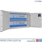 Paper Star Light 60 Document Safe - 28 Binders - Burglary Test S2 / Fire Test 30m