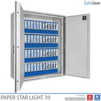 Paper Star Light 70 Document Safe - 56 Binders - Burglary Test S2 / Fire Test 30m
