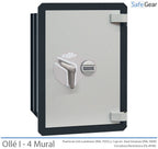 Caja Fuerte - Ollé I Mural - Certificación Grado I - 4 - Cierre Electrónico