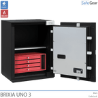 Brixia Uno 3 Trezor (66 L) – Skúšobná trieda odolnosti proti vlámaniu I – Kódový Zámok