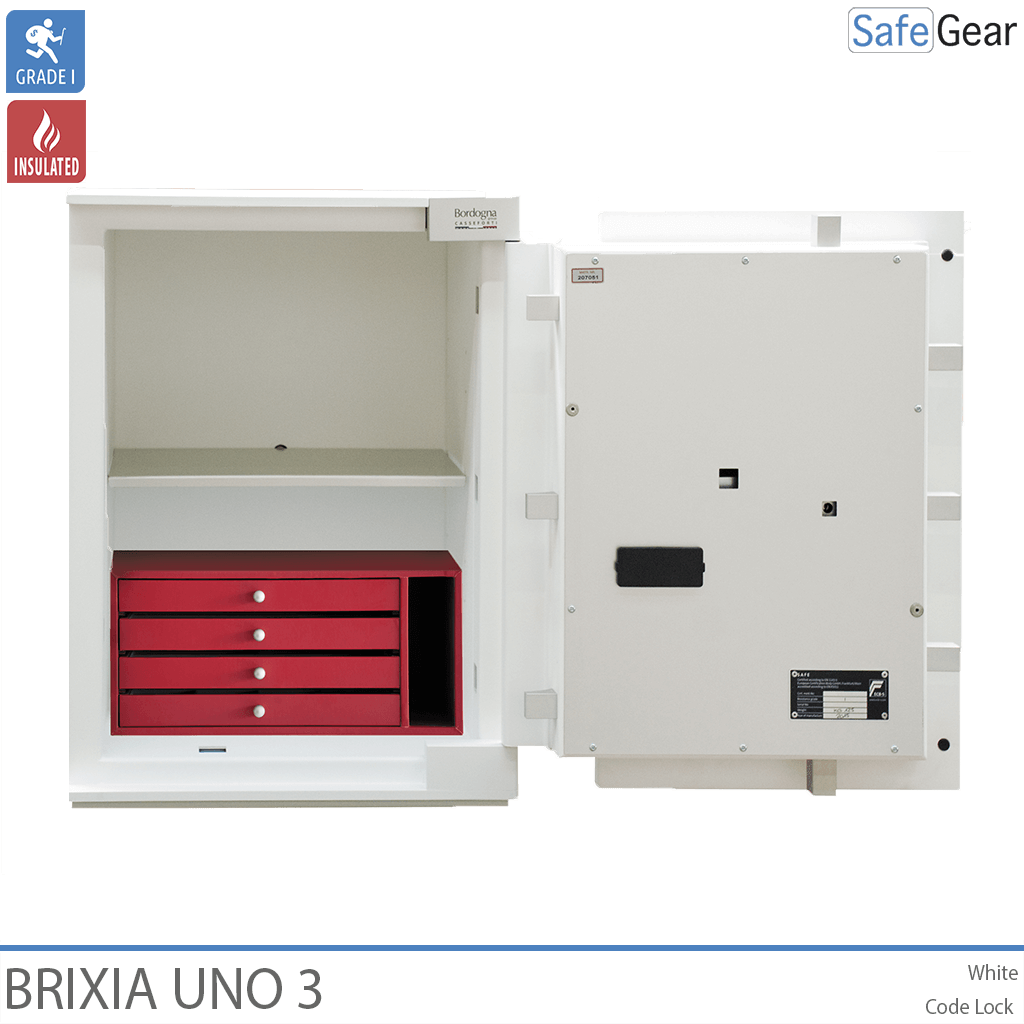 Brixia Uno 3 Trezor (66 L) – Skúšobná trieda odolnosti proti vlámaniu I – Kódový Zámok