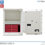 Brixia Uno 3 Trezor (66 L) – Skúšobná trieda odolnosti proti vlámaniu I – Kódový Zámok
