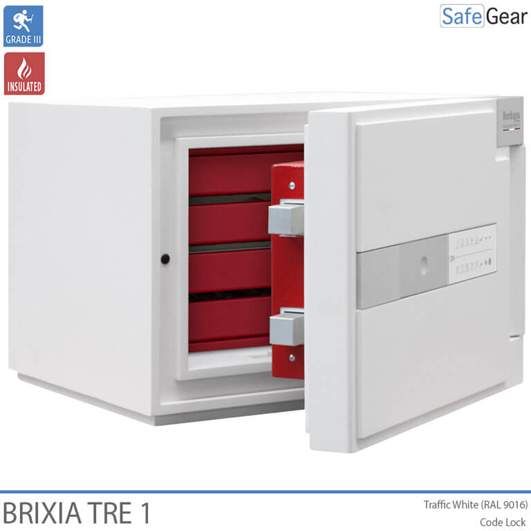 Brixia Tre 1 Trezor (32 L) – Trieda odolnosti proti vlámaniu III – Kódový Zámok
