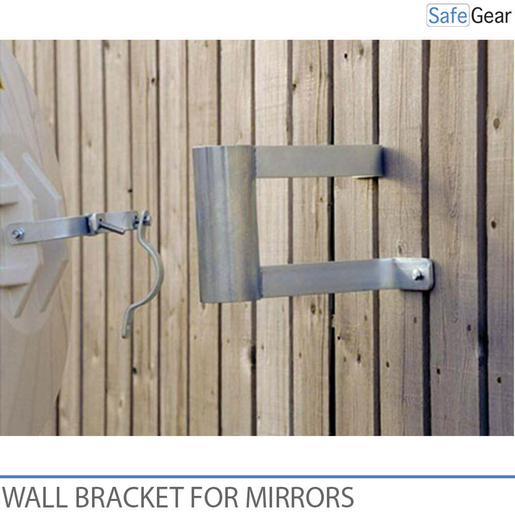 Wall bracket for mirrors
