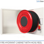 Fire cabinet with hose reel - 690x690x290 mm - PVC 30 m - 3/4'' (19mm)