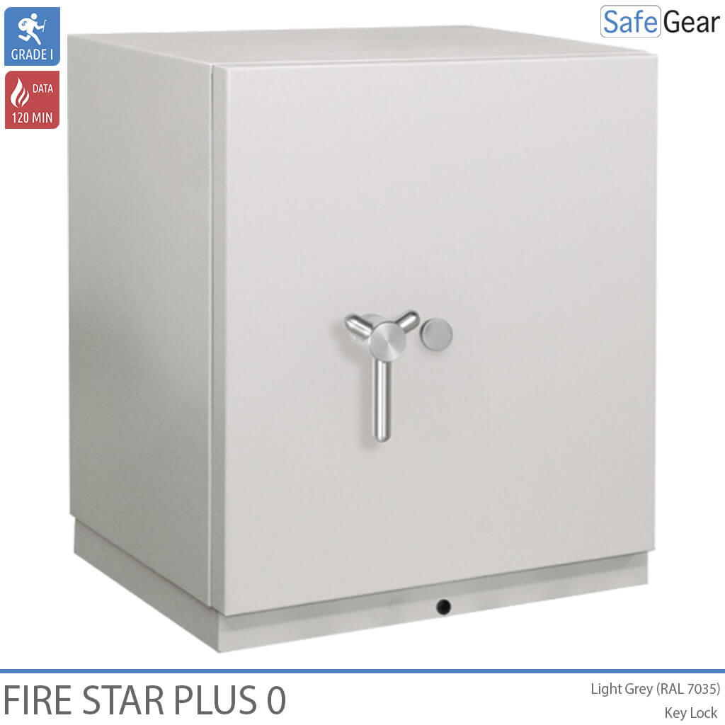 Fire Star Plus 0 Ohňovzdorný Dátový Trezor (44 LTO) – Skúška proti vlámaniu Trieda I / Požiarna skúška 120 min
