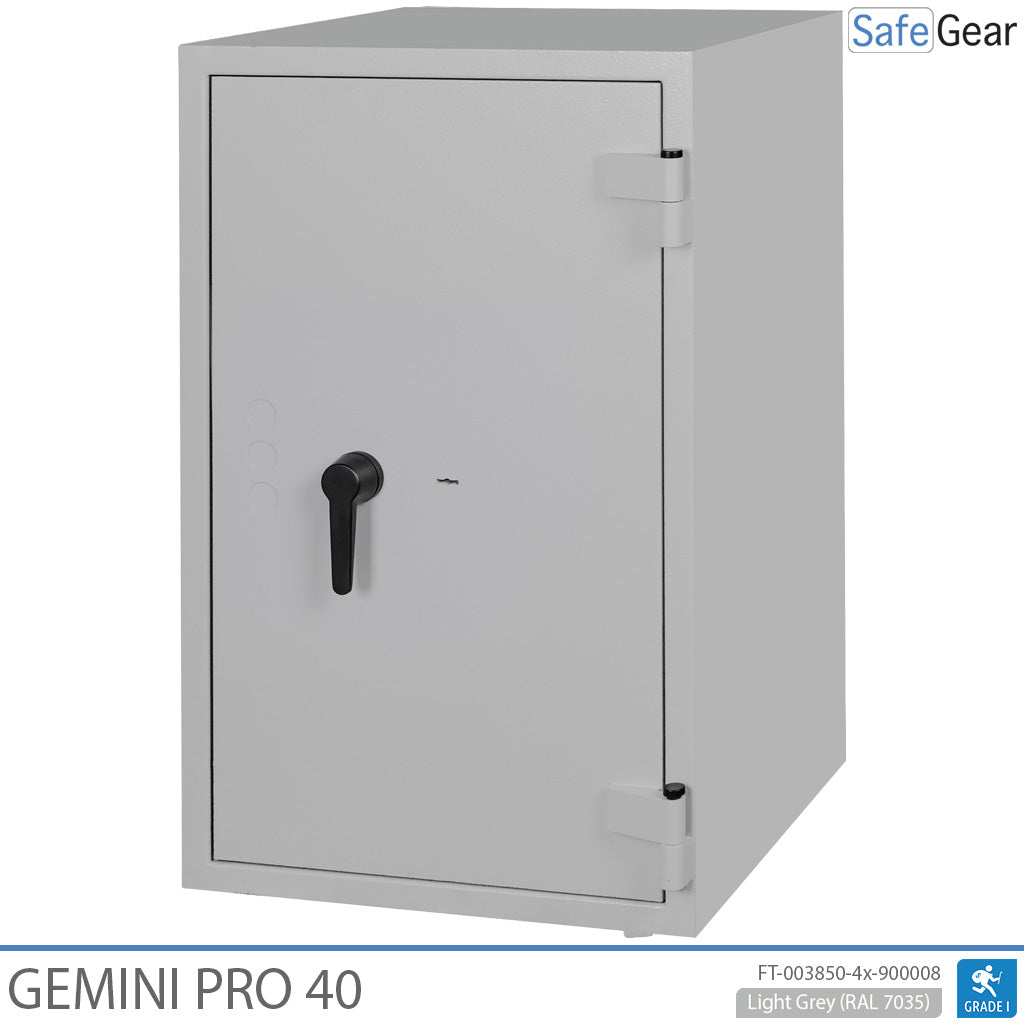 Gemini Pro 40 Trezor pre lekáreň (180 litrov) – 4 zásuvky – 2 police – Test odolnosti proti vlámaniu Trieda I – Kľúčový zámok