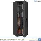 Dallas Combi – Trezor Na Zbrane (4 pušky) – Trieda 1 s testom odolnosti proti vlámaniu