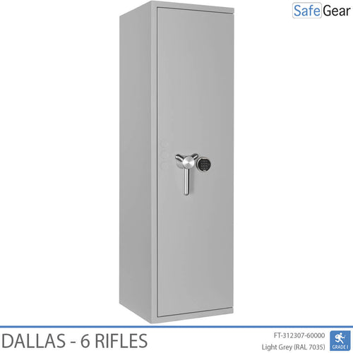 Dallas - Gun Safe (6 Rifles) - Burglary Test Grade 1