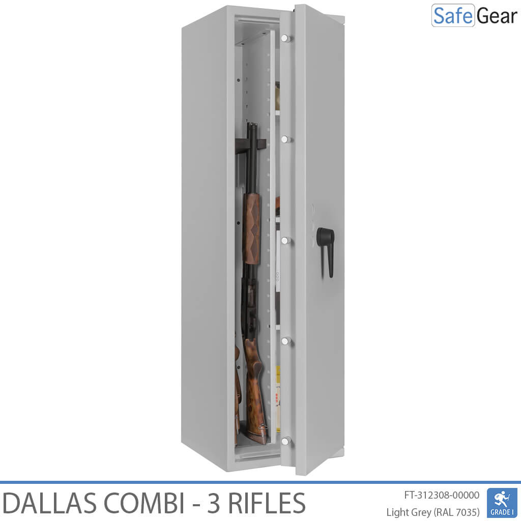 Dallas Combi - Trezor Na Zbrane (3 pušky) - Trieda 1 odolnosti proti vlámaniu
