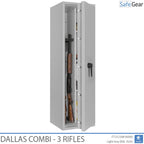 Dallas Combi - Trezor Na Zbrane (3 pušky) - Trieda 1 odolnosti proti vlámaniu