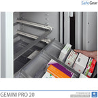Gemini Pro 20 - Pharmacy Safe (141 Liters) - 4 Drawers - Burglary Test Grade I