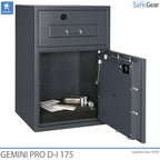 Gemini Pro D-I 250 Vhadzovací Trezor (294 L) – Test odolnosti proti vlámaniu D-I – Kľúčový zámok