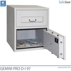 Gemini Pro D-I 97 Vhadzovací Trezor (119 L) – skúška odolnosti proti vlámaniu D-I – kľúčový zámok