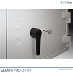 Gemini Pro D-I 97 Vhadzovací Trezor (119 L) – skúška odolnosti proti vlámaniu D-I – kľúčový zámok
