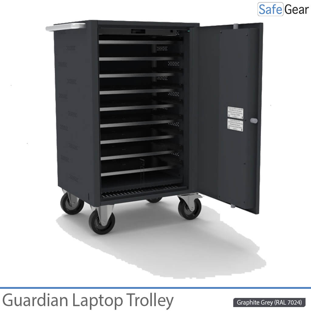 Guardian 1200 vozík na počítače – 20 notebookov s nabíjaním