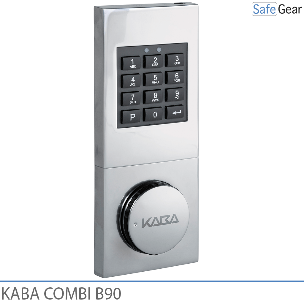 Kombinačný zámok Kaba Combi B90 na trezor s núdzovým kľúčom