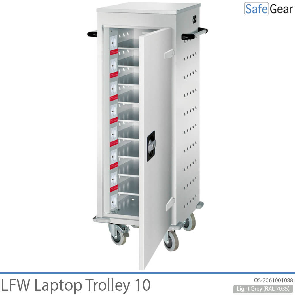 LFW Laptop Trolley - 10 Laptops with Charging