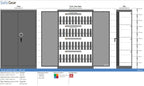 Zeus 24 – trezor na notebooky (48 notebookov) – Kódový Zámok