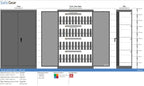 Zeus 24 – trezor na notebooky (48 notebookov) – zámok na kľúč