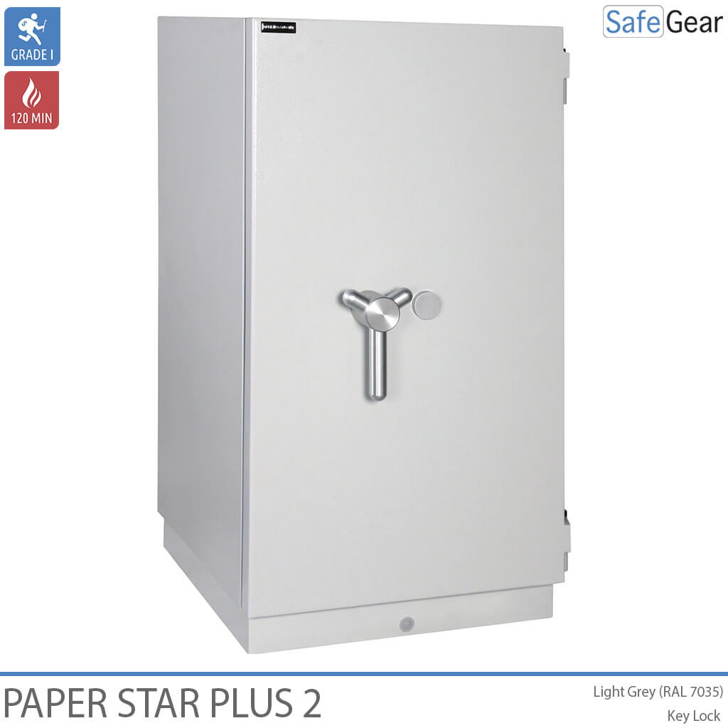 Paper Star Plus 1 Ohňovzdorná Skriňa (115 L) – Trieda I podľa skúšky odolnosti proti vlámaniu / 120 minút podľa požiarnej skúšky