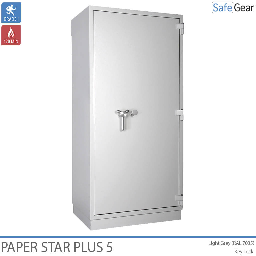 Paper Star Plus 5 Ohňovzdorná Skriňa (560 L) – Trieda I v teste odolnosti proti vlámaniu / 120 minút v teste požiarnej odolnosti