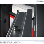 Paper Star Light 4 Trezor na ochranu pred požiarom – 7 zakladačov – Trieda odolnosti proti vlámaniu S2 / požiarna odolnosť 30 minút