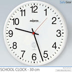 Analógové Školské Hodiny – Interiérové – Okrúhle – 40 cm