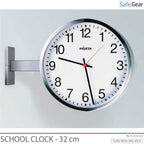 Analógové Školské Hodiny – Interiérové – Okrúhle – 32 cm