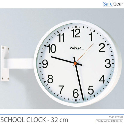 Analógové Školské Hodiny – Interiérové – Okrúhle – 32 cm