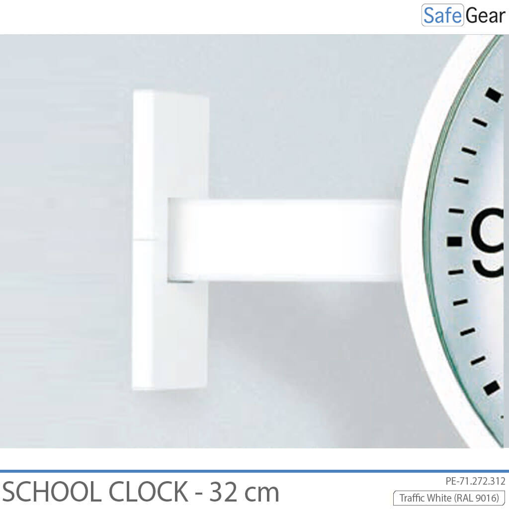 Analógové Školské Hodiny – Interiérové – Okrúhle – 32 cm