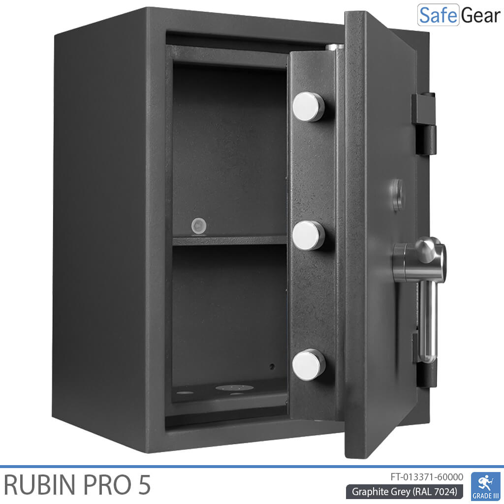 Rubin Pro 5 – Bezpečnostný trezor (57 litrov) – Trieda 3 podľa testu odolnosti proti vlámaniu