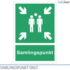 Samlingspunkt  297 x 210 mm -  Selvklæbende vinyl