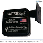 Micro Mini Retractor with Rectangular Adhesive