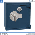 Thor IV úložný trezor (100L) - Test odolnosti proti vlámaniu Trieda 4 - Kódový Zámok a zámok na kľúč