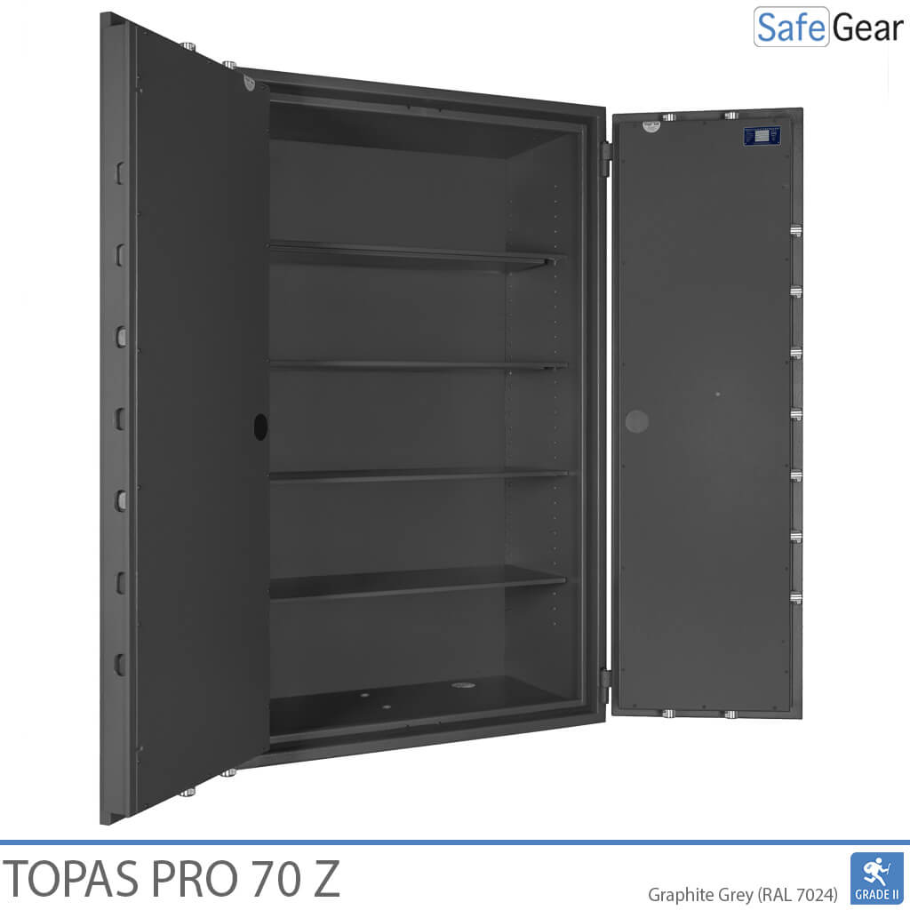 Topas Pro 70 Z Trezor (781 L) – Trieda odolnosti proti vlámaniu II