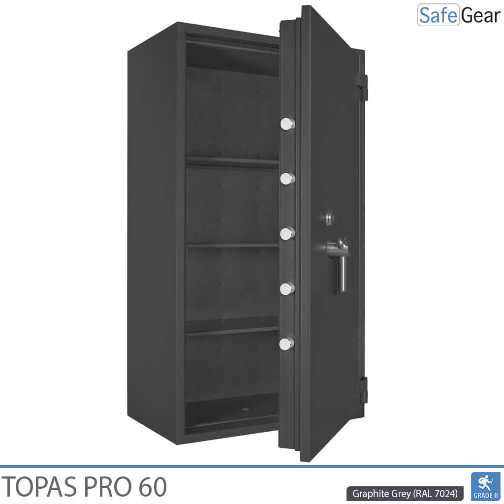 Topas Pro 60 Trezor (433 L) – Trieda odolnosti proti vlámaniu II