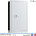 VCO 10 Wall Safe (139 L) - Burglary test Grade 1 - Light grey - Key lock