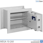 Wega 10-260  Nástenný trezor (12L) - Trieda I podľa testu odolnosti proti vlámaniu