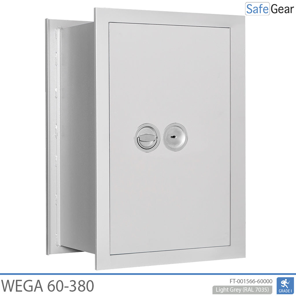 Wega 60-380  Nástenný trezor (73L) - Trieda I podľa testu odolnosti proti vlámaniu