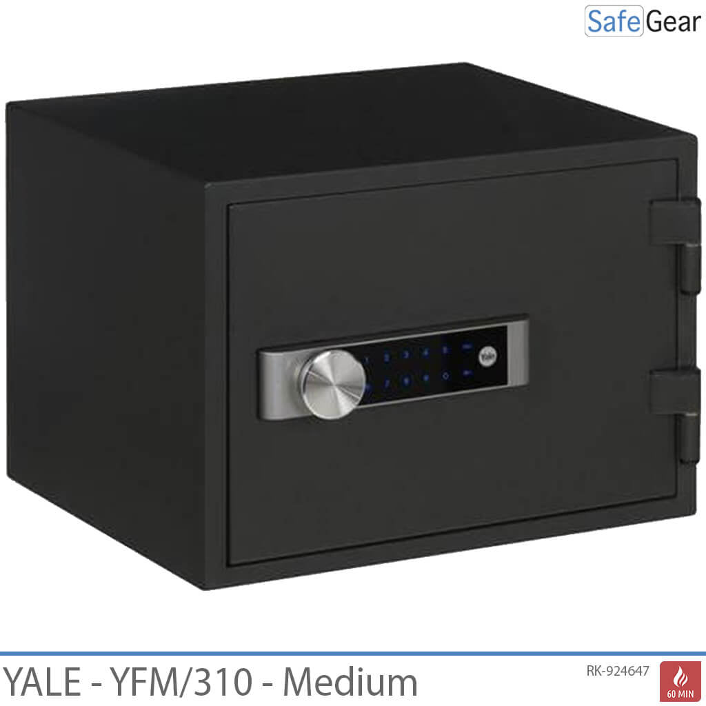 Yale YFM310 ohňovzdorný (16 l) stredný – Trezory – Požiarna Ochrana 60